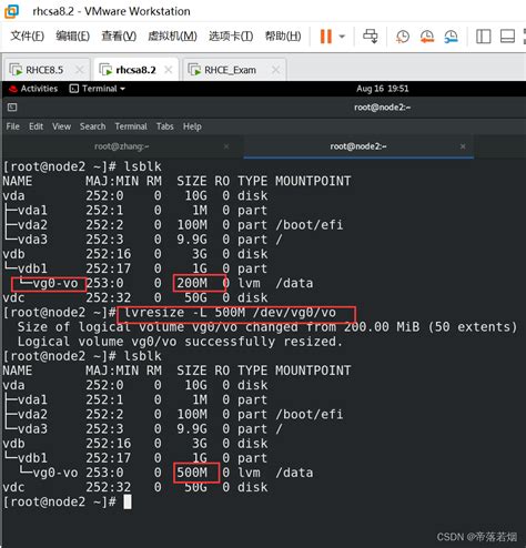 lvresize shrink